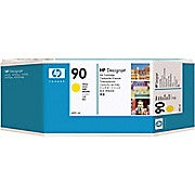 HP 90 C5065A Yellow Ink Cartridge, 400ml, Ink and Toner, Hewlett Packard, Asktech Business Equipment Repair and Sales, [variant_title] - Asktech Business Equipment