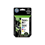 HP 564XL Black High Yield & 564 Cyan, Magenta and Yellow Original Ink Cartridges, 4/Pack (N9H60FN), Ink and Toner, Hewlett Packard, Asktech Business Equipment Repair and Sales, [variant_title] - Asktech Business Equipment