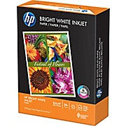 HP® Bright White Inkjet Paper, 24 lb., 8-1/2