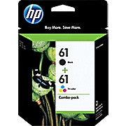 HP 61 Black & Tri-Colour Original Ink Cartridges, 2/Pack (CR259FN), Ink and Toner, Hewlett Packard, Asktech Business Equipment Repair and Sales, [variant_title] - Asktech Business Equipment