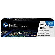 HP 125A (CB540AD) Black Original LaserJet Toner Cartridges, 2/Pack, Ink and Toner, Hewlett Packard, Asktech Business Equipment Repair and Sales, [variant_title] - Asktech Business Equipment