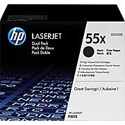 HP 55X (CE255XD) Black High Yield Original LaserJet Toner Cartridges, 2/Pack, Ink and Toner, Hewlett Packard, Asktech Business Equipment Repair and Sales, [variant_title] - Asktech Business Equipment