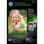 HP® Everyday Inkjet Photo Paper, Glossy, 4